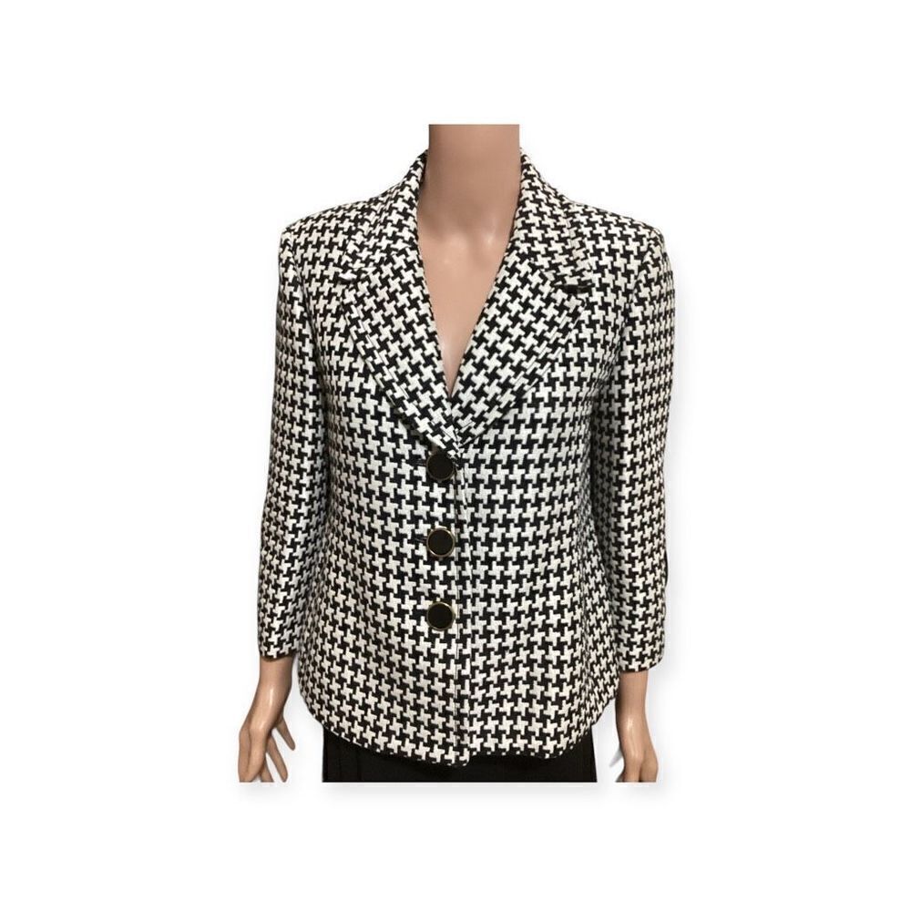 Vintage Kasper Houndstooth Jacket 8P